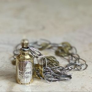 Waxing Poetic, Essence of Dreams, Sterling and Brass Necklace